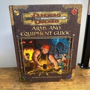Dungeons and Dragons Arms and Equipment Guide Hardcover 2003 First Printing d20